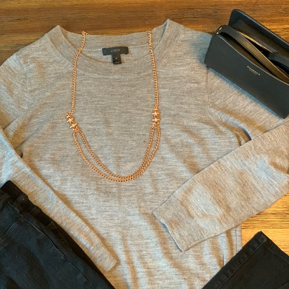 Emporio Armani double stranded necklace.